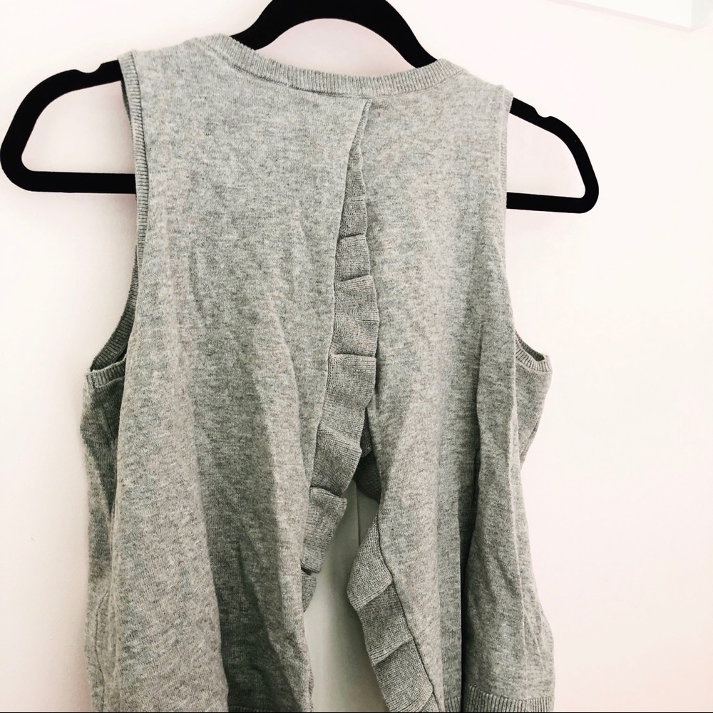 Loft Gray Sweater Tank